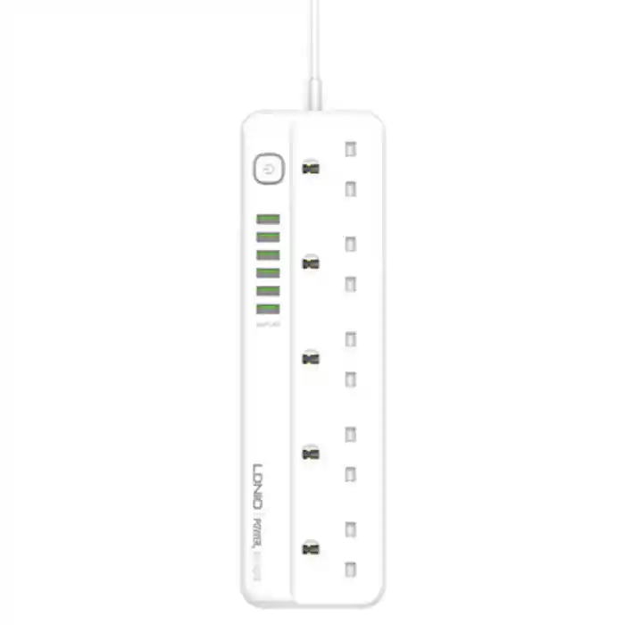 Ldnio Sk5691 Power Socket With 5 Ac Outlets And 6 USB Charging Ports